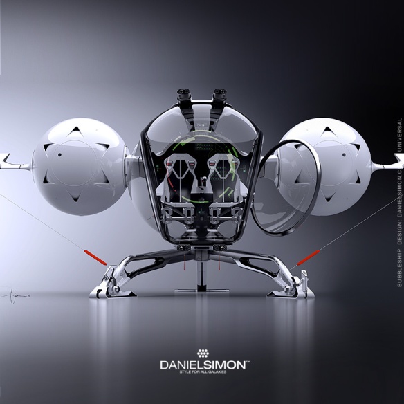 Daniel Simon / Bubbleship design for Oblivion